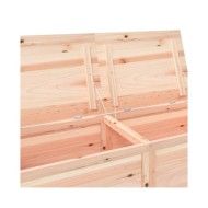 Boîte à coussins d'extérieur 150x50x56 cm Bois de sapin massif