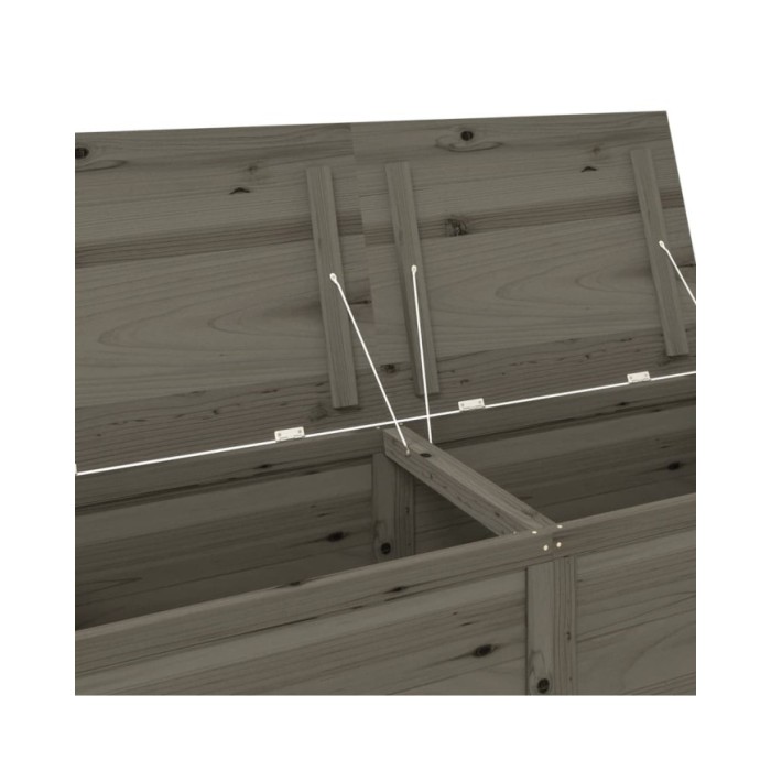 Boîte à coussins extérieur Anthracite 150x50x56 cm Sapin massif