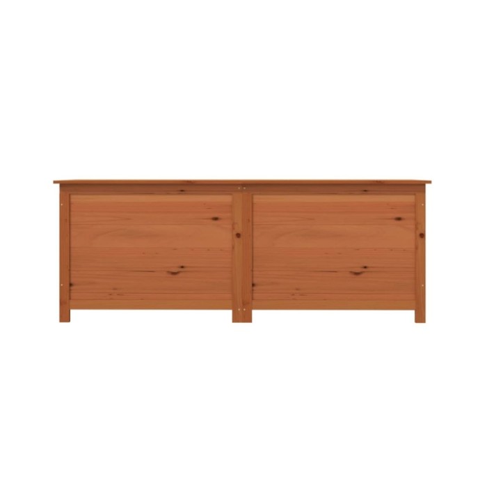Boîte à coussins d'extérieur Marron 150x50x56 cm Sapin massif