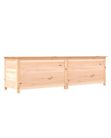 Boîte à coussins d'extérieur 200x50x56 cm Bois de sapin massif