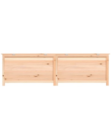 Boîte à coussins d'extérieur 200x50x56 cm Bois de sapin massif