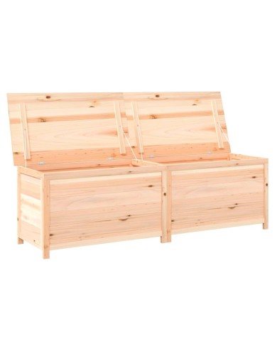 Boîte à coussins d'extérieur 200x50x56 cm Bois de sapin massif