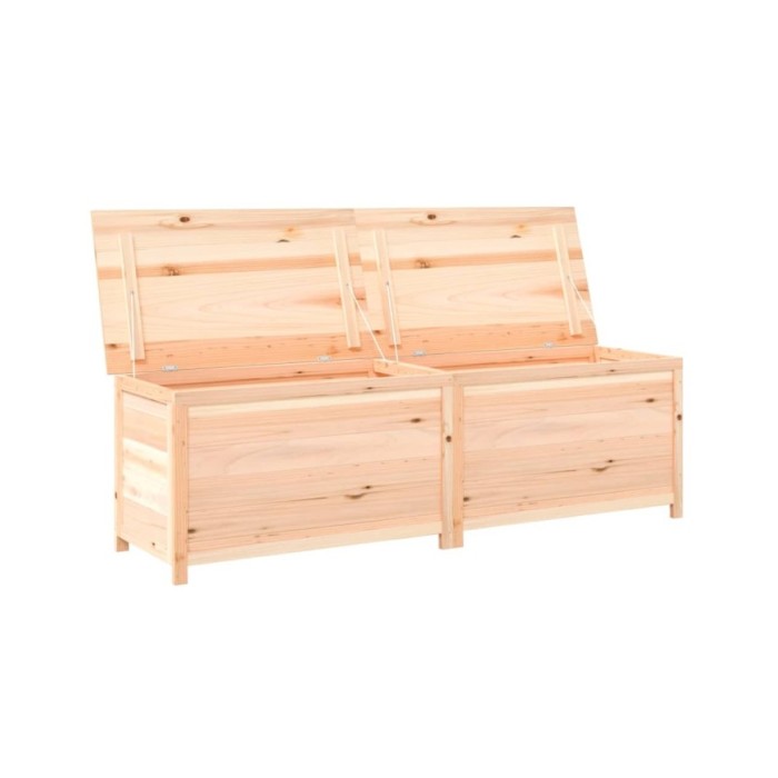 Boîte à coussins d'extérieur 200x50x56 cm Bois de sapin massif