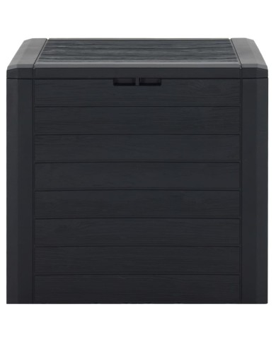Boîte de stockage jardin Anthracite 58,5x46x55 cm Polypropylène