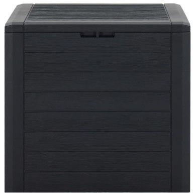 Boîte de stockage jardin Anthracite 58,5x46x55 cm Polypropylène