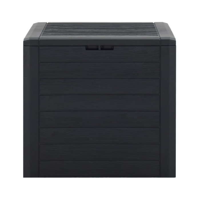 Boîte de stockage jardin Anthracite 58,5x46x55 cm Polypropylène