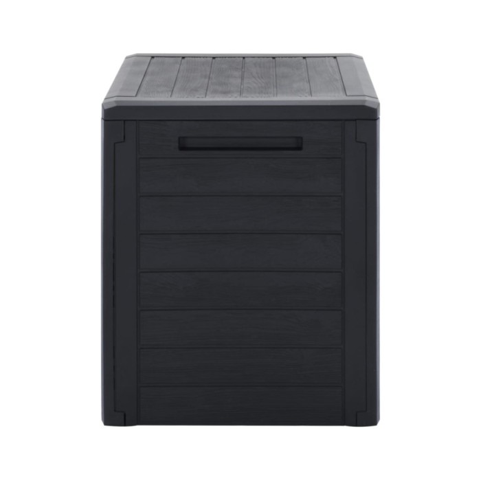 Boîte de stockage jardin Anthracite 58,5x46x55 cm Polypropylène