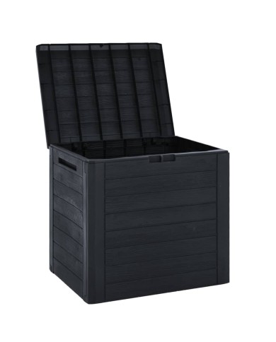 Boîte de stockage jardin Anthracite 58,5x46x55 cm Polypropylène