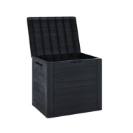 Boîte de stockage jardin Anthracite 58,5x46x55 cm Polypropylène