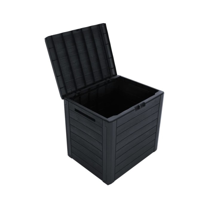Boîte de stockage jardin Anthracite 58,5x46x55 cm Polypropylène