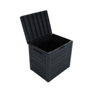 Boîte de stockage jardin Anthracite 58,5x46x55 cm Polypropylène