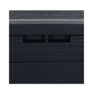 Boîte de stockage jardin Anthracite 58,5x46x55 cm Polypropylène