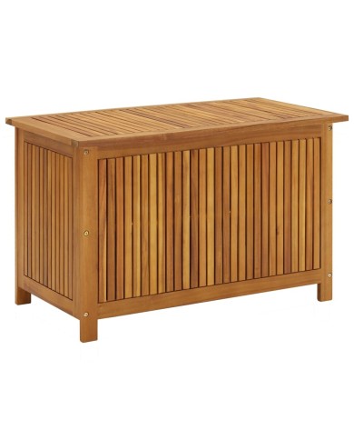 Boîte de rangement de jardin 90x50x58 cm Bois d'acacia solide