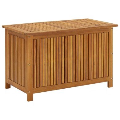 Boîte de rangement de jardin 90x50x58 cm Bois d'acacia solide