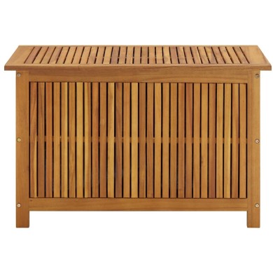 Boîte de rangement de jardin 90x50x58 cm Bois d'acacia solide
