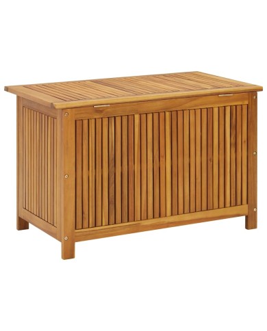 Boîte de rangement de jardin 90x50x58 cm Bois d'acacia solide