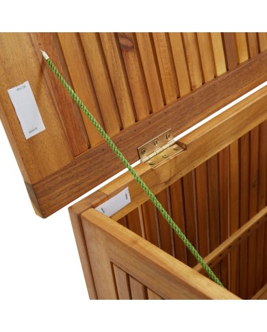 Boîte de rangement de jardin 90x50x58 cm Bois d'acacia solide