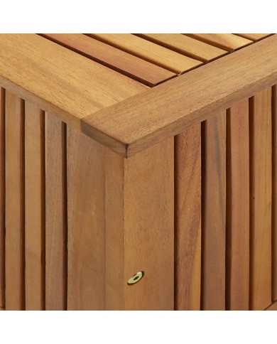 Boîte de rangement de jardin 90x50x58 cm Bois d'acacia solide