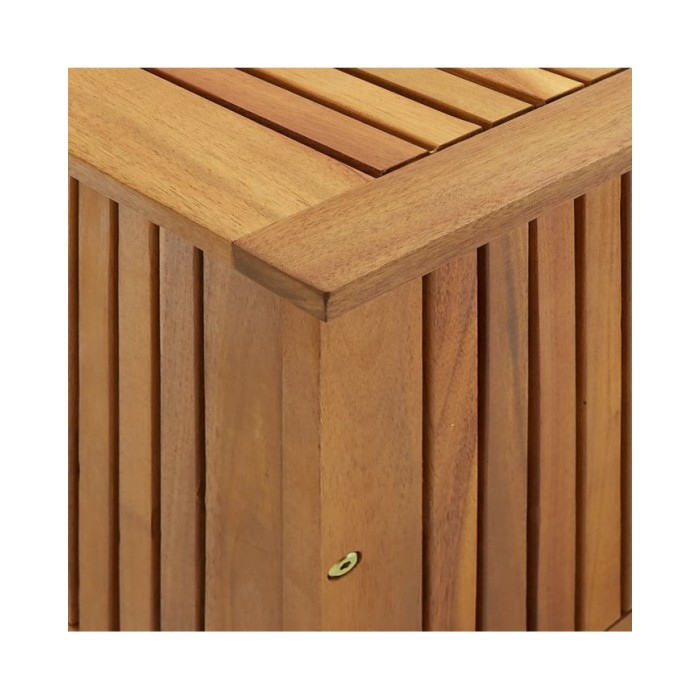 Boîte de rangement de jardin 90x50x58 cm Bois d'acacia solide