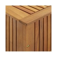 Boîte de rangement de jardin 90x50x58 cm Bois d'acacia solide
