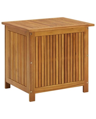Boîte de rangement de jardin 60x50x58 cm Bois d'acacia solide