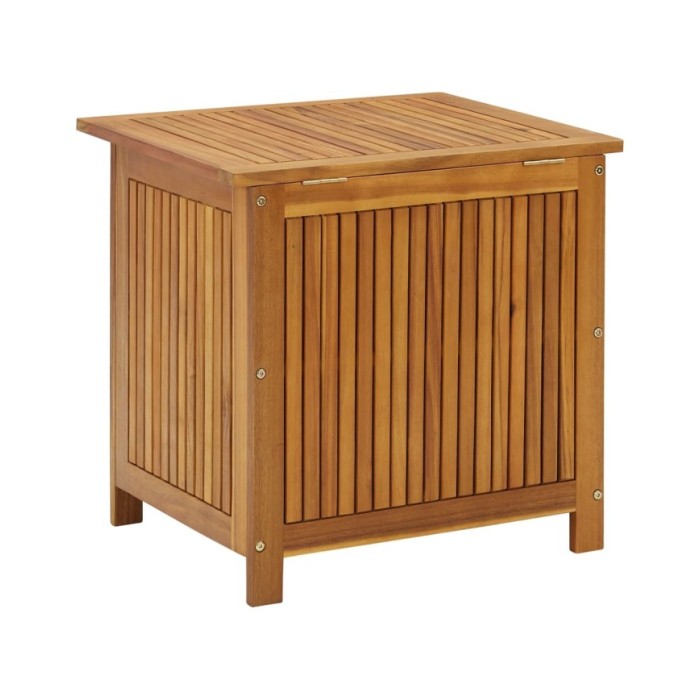 Boîte de rangement de jardin 60x50x58 cm Bois d'acacia solide