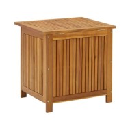 Boîte de rangement de jardin 60x50x58 cm Bois d'acacia solide