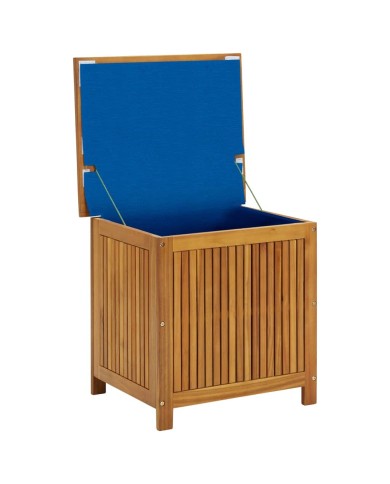 Boîte de rangement de jardin 60x50x58 cm Bois d'acacia solide