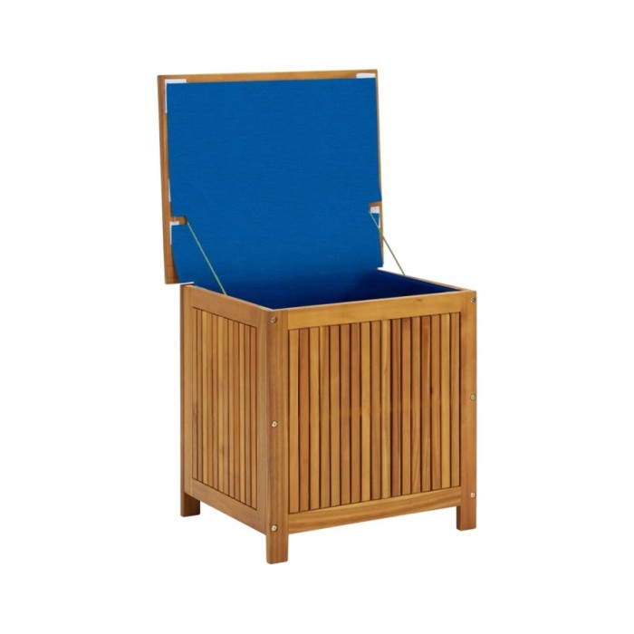 Boîte de rangement de jardin 60x50x58 cm Bois d'acacia solide
