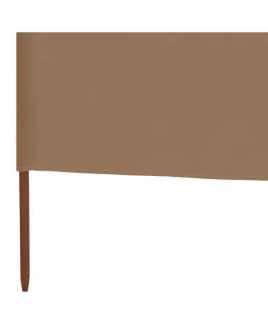 Paravent 9 panneaux Tissu 1200 x 120 cm Taupe