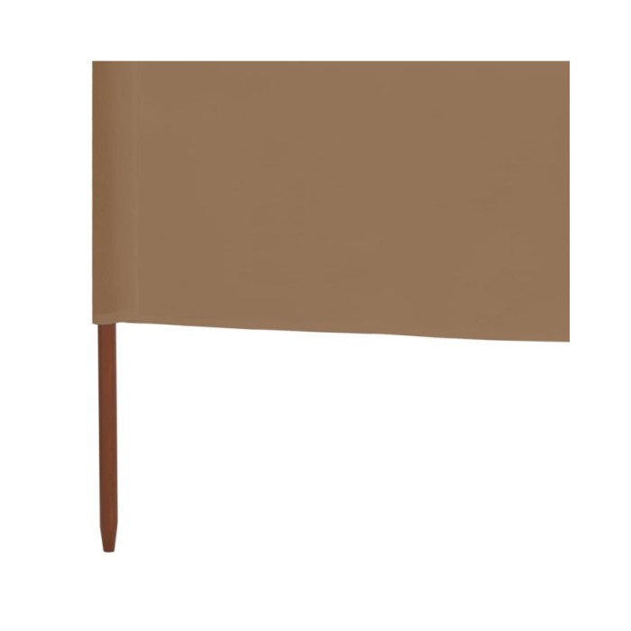 Paravent 9 panneaux Tissu 1200 x 120 cm Taupe