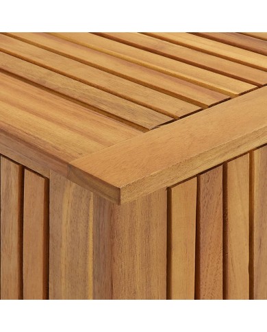 Boîte de rangement de jardin 60x50x58 cm Bois d'acacia solide