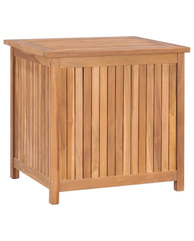 Boîte de rangement de jardin 60x50x58 cm Bois de teck solide
