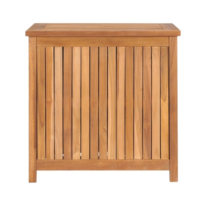 Boîte de rangement de jardin 60x50x58 cm Bois de teck solide