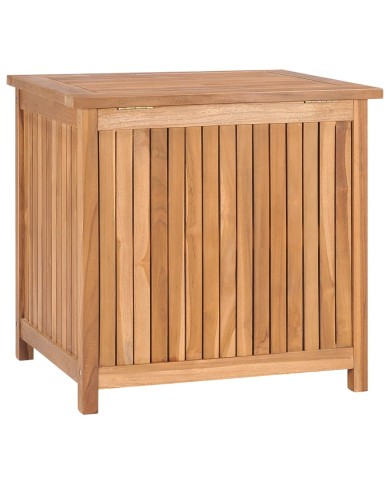 Boîte de rangement de jardin 60x50x58 cm Bois de teck solide