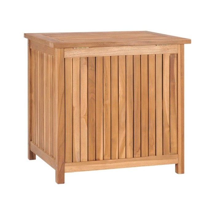 Boîte de rangement de jardin 60x50x58 cm Bois de teck solide