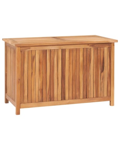 Boîte de rangement de jardin 90x50x58 cm Bois de teck solide