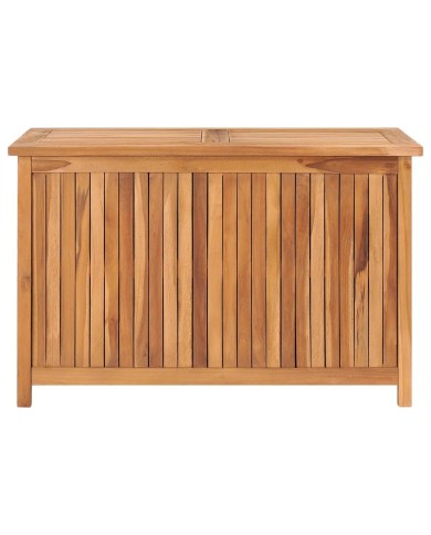 Boîte de rangement de jardin 90x50x58 cm Bois de teck solide