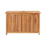 Boîte de rangement de jardin 90x50x58 cm Bois de teck solide