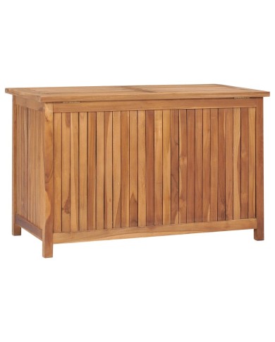 Boîte de rangement de jardin 90x50x58 cm Bois de teck solide