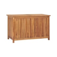 Boîte de rangement de jardin 90x50x58 cm Bois de teck solide