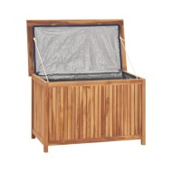 Boîte de rangement de jardin 90x50x58 cm Bois de teck solide