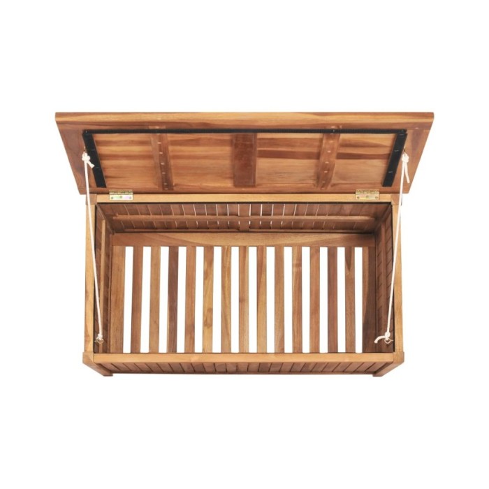 Boîte de rangement de jardin 90x50x58 cm Bois de teck solide