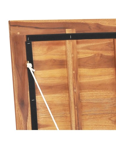 Boîte de rangement de jardin 90x50x58 cm Bois de teck solide