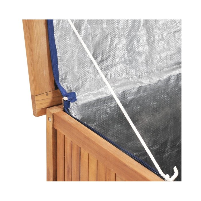 Boîte de rangement de jardin 90x50x58 cm Bois de teck solide