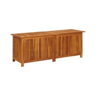 Boîte de rangement de jardin 150x50x58 cm Bois d'acacia solide
