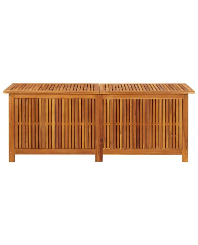 Boîte de rangement de jardin 150x50x58 cm Bois d'acacia solide