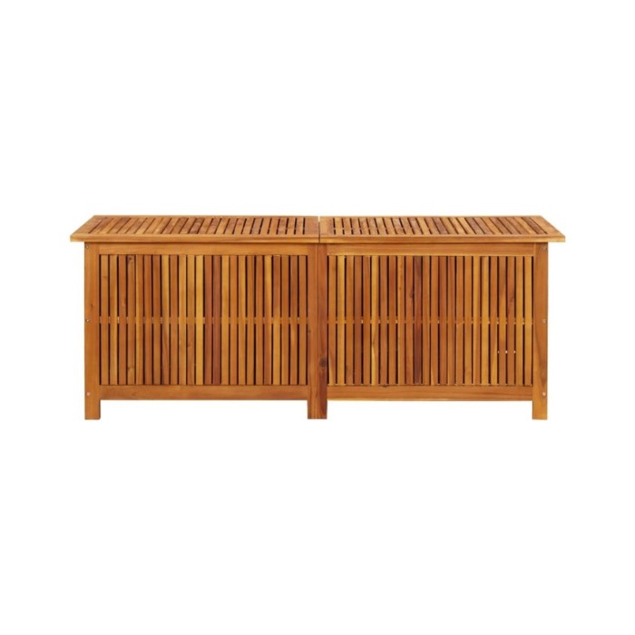 Boîte de rangement de jardin 150x50x58 cm Bois d'acacia solide