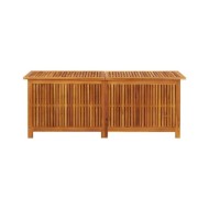 Boîte de rangement de jardin 150x50x58 cm Bois d'acacia solide