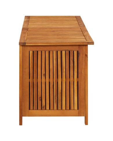Boîte de rangement de jardin 150x50x58 cm Bois d'acacia solide